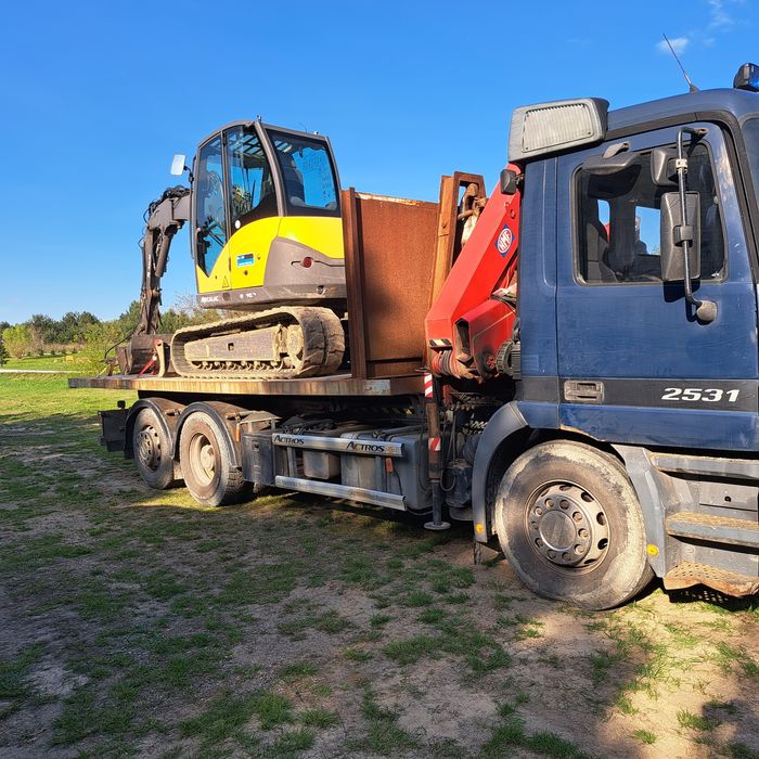 Mercedes Actros MP1 HDS  hakowiec platforma