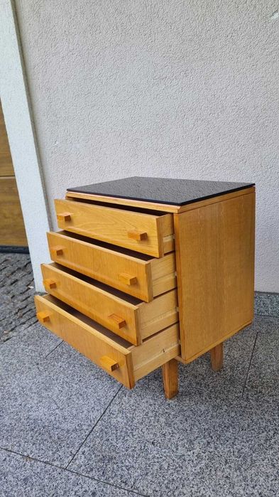 Szafki nocne Novy Domov Czechosłowacja lata 60 Mezulanik Design PRL