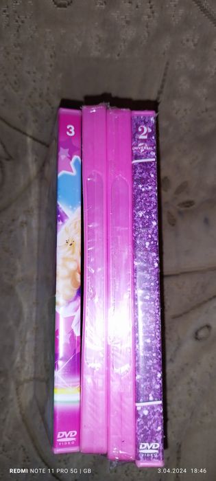 Sprzedam bajki Barbie Calineczka w częściach 2,3,4,5