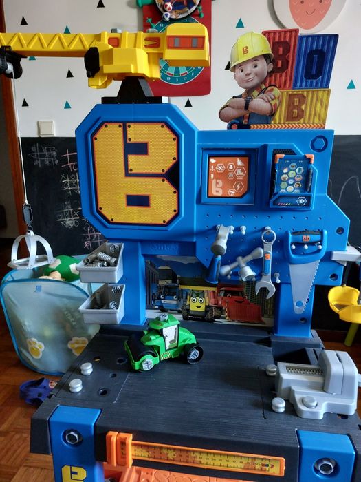 Mesa de brincar bob construtor