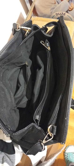 Torba czarna srednia