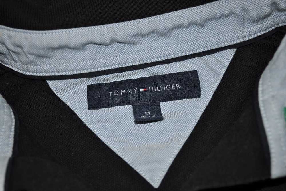TOMMY HILFIGER M męska bluza koszulka polo z długim rękawem sz2v3