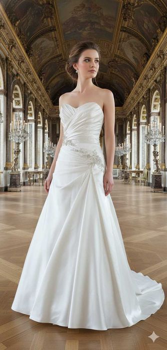 Nowa Suknia Ślubna Klasyczna Ivory M 38 vintage glamour vintagecore