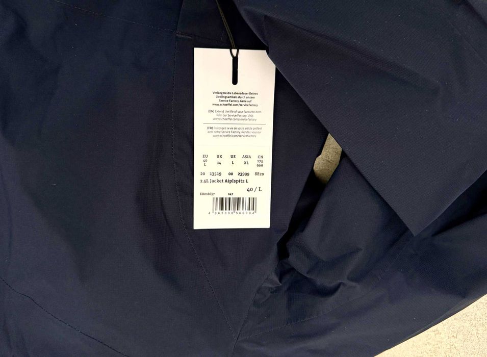Oryginalna Kurtka Schoffel 2.5L Jacket Aiplspitz granatowa rozmiar XL