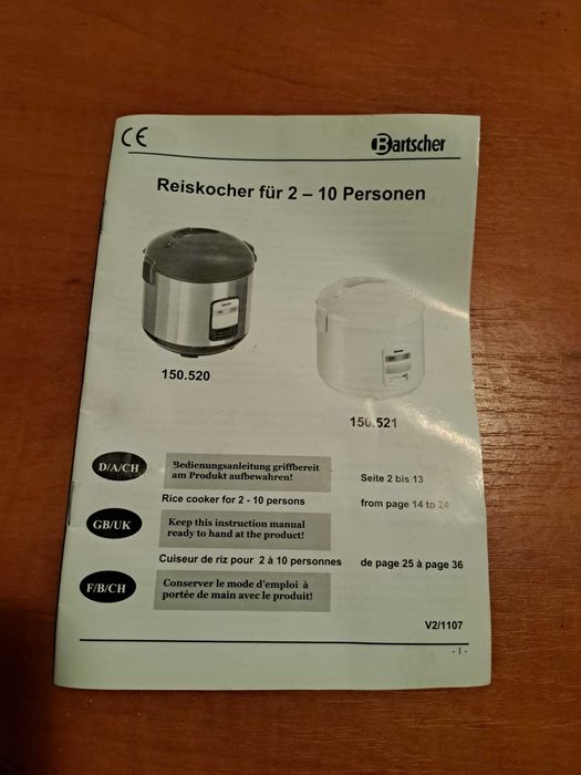 Urządzenie do gotowania BARTSCHER