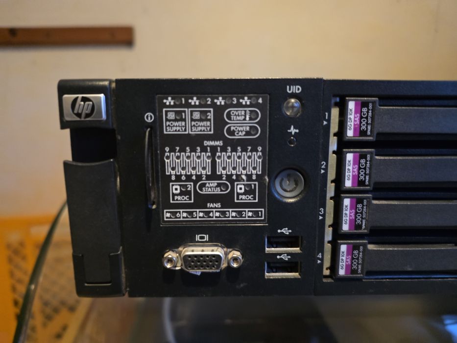 Serwer HP DL380 G6 2xE5540 16GB P410/1GB 8xSFF DVD