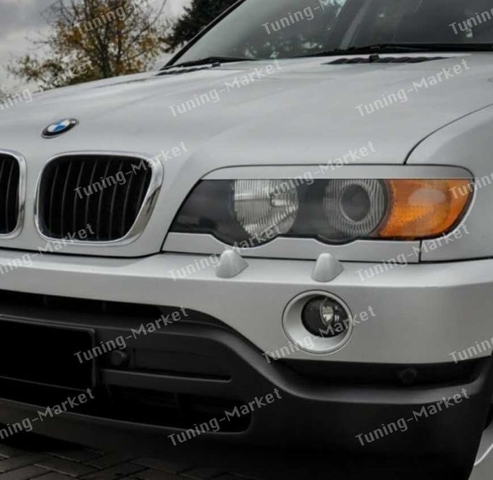 Реснички на фары BMW E36 E39 E53 E60 E90, Тюнинг накладки БМВ Е36 Е39 Е53 Е60 Е90