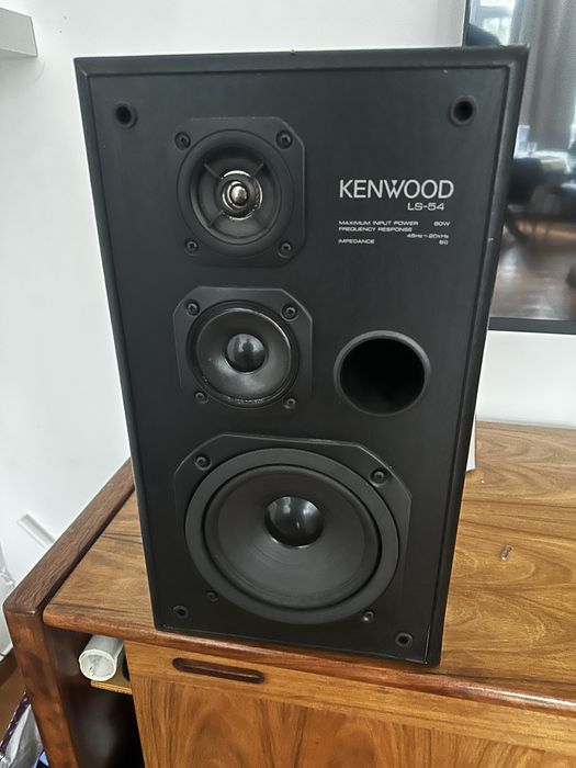 Par Colunas Kenwood LS-54 – 3 Vias – 80W – A Funcionar 100%