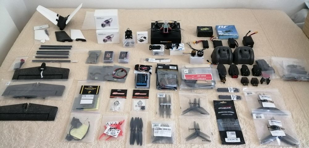 Розпродаж FPV Speedybee MARIO 4" DjiO4, ESC Hobbywing 3-6S 60A,Gimbal XF C-20T, частини Heewing T1, T2 FC ATOMRC F405 NAVI  Hqprop 7 дюйма, Акуми 2-6S