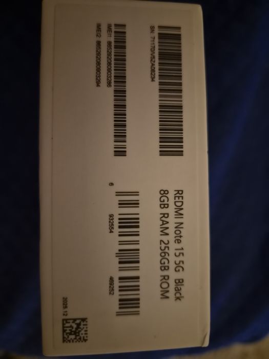REDMI Note 15 8gb/256gb black