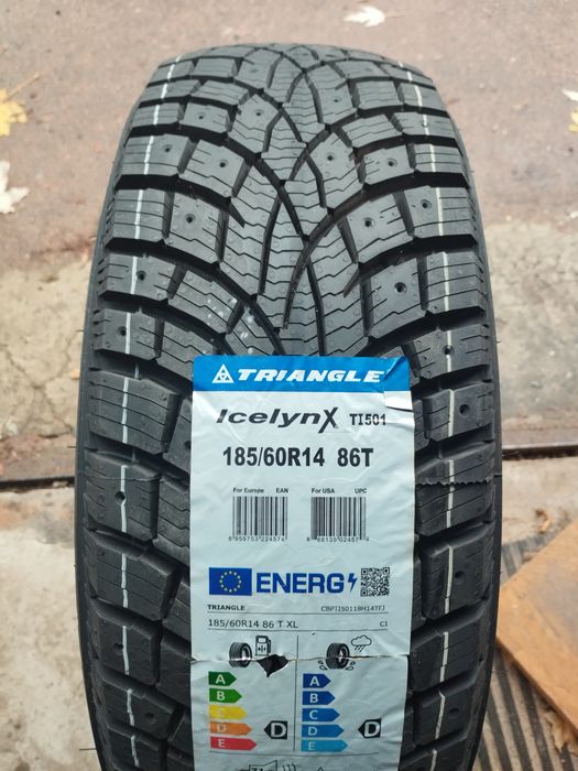 Шини Зимові
185/60 R14 86T XL Triangle IcelynX TI501
