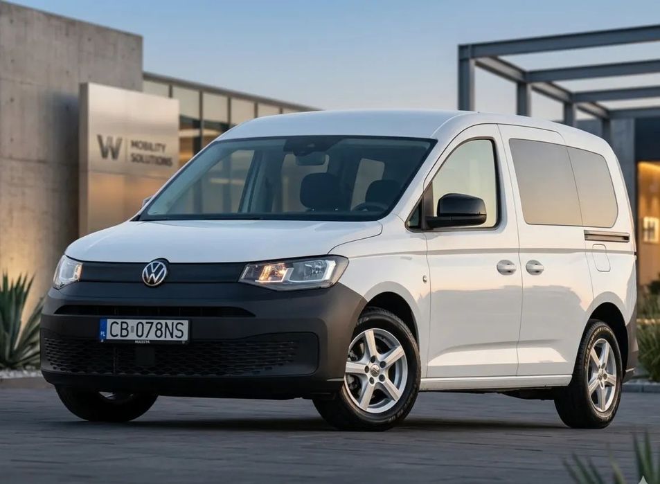 Volkswagen Caddy F-RA Vat 23% Salon PL 1 Wł. KLIMA nowy rozrząd filtry oleje !!