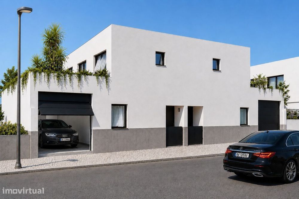 Moradia Geminada V4 de Arquitetura Moderna | Entroncamento
