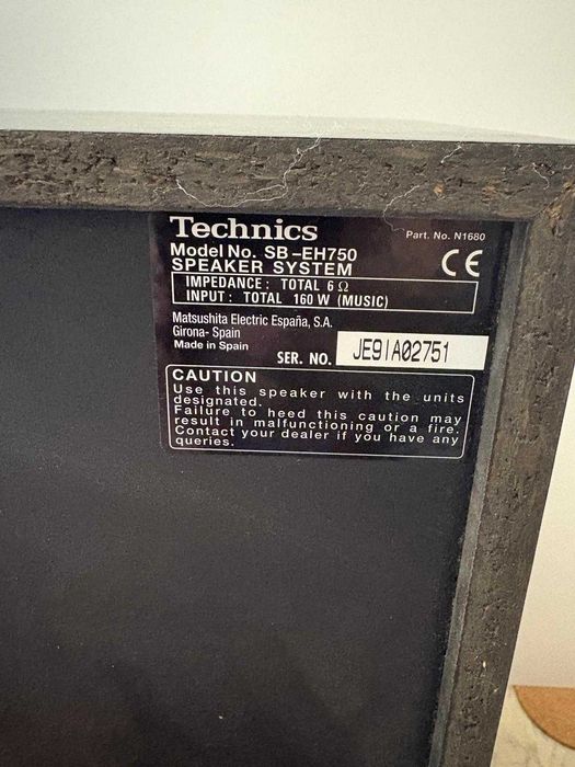 Technicks Super Woofer SB-EH750 + Center SB-PC75