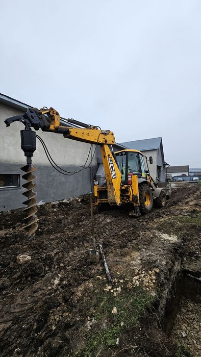 Послуги Екскаватора jcb 3 cx гідро бур буріння ям свай
