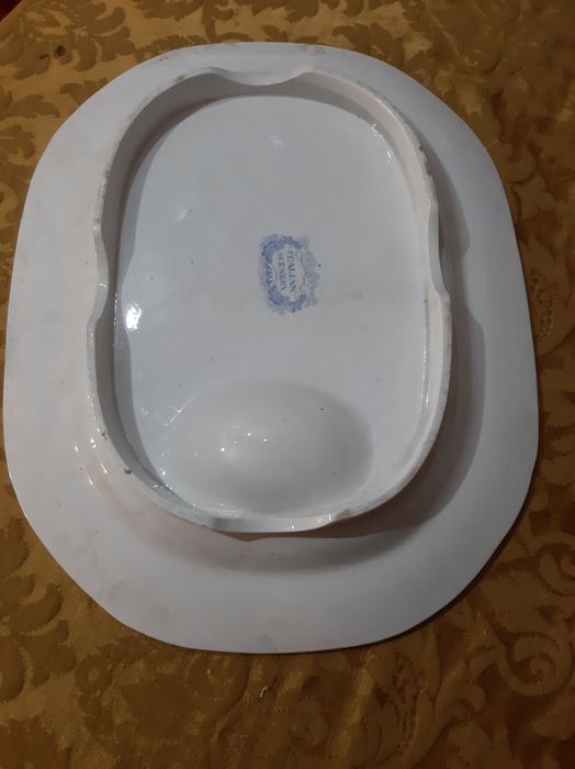 Prato Peixeira de Staffordshire c/cena Italiana