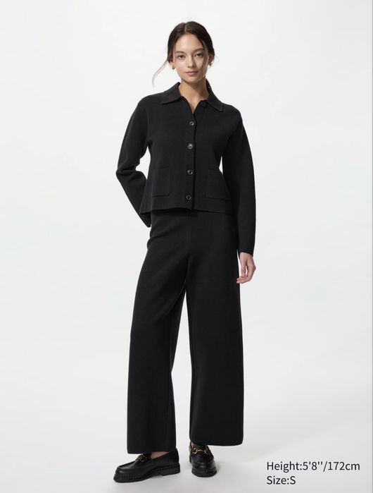 S, M Штани мілано з цупкої трикотажної тканини uniqlo washable milano