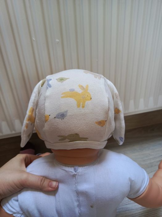 Czapka dla chłopca dziewczynki uszy królika na lato wakacje