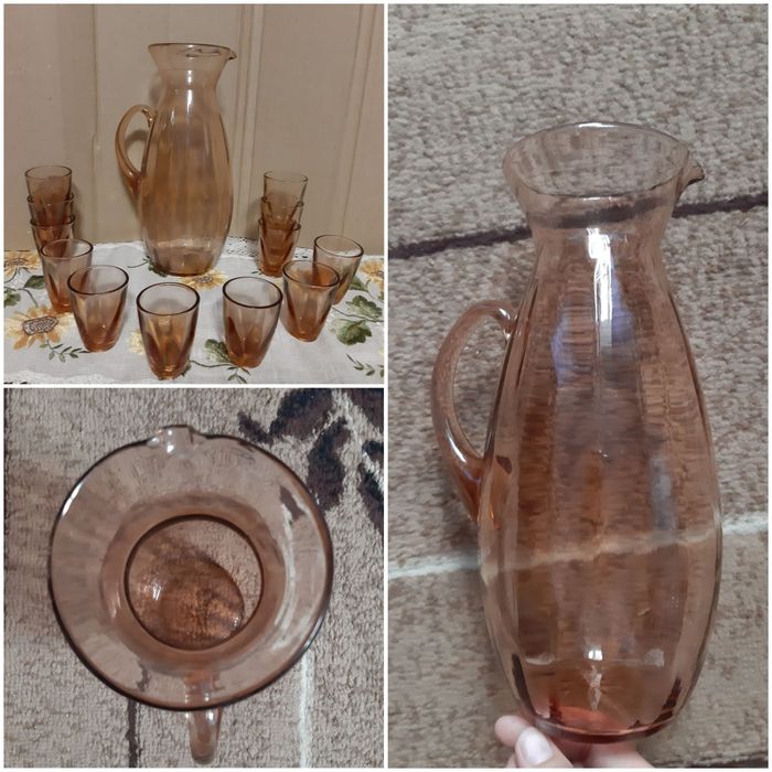 Посуд часів СРСР: глечик, салатник, ступка, блюдо