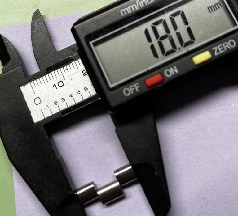 Omega Speedmaster ogniwo stalowe 18mm