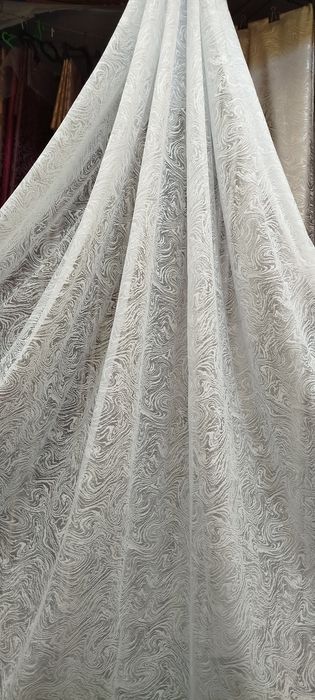 Тюль Жакардовая Вьюжка, Занавес , Гардина