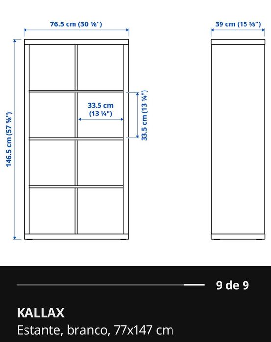 Estante Kallax branco