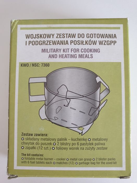 Wojskowy zestaw do gotowania i podgrzewania, Survival