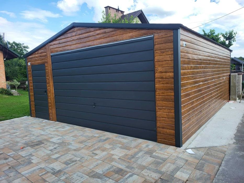 Garaże Blaszane Każdy Wymiar 4x4 6x6 7x6 Konstrukcja Profil Zamknięty!