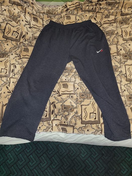 Чоловічі спортивні штани Nike сірі, розмір 54-56, трикотаж
