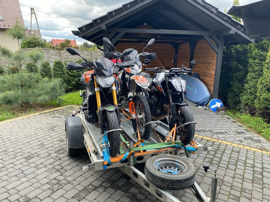 Przyczepka motocyklowa  wynajem Kraków