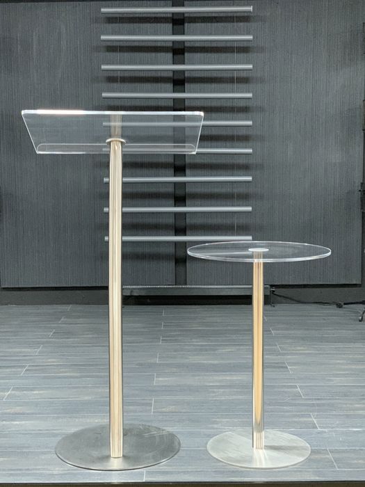 Púlpito Inox Acrílico