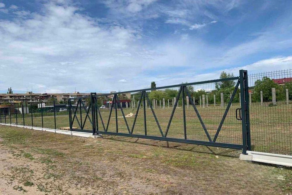 Паркан 3Д з монтажем від 30м. Секційна огорожа під ключ від виробника