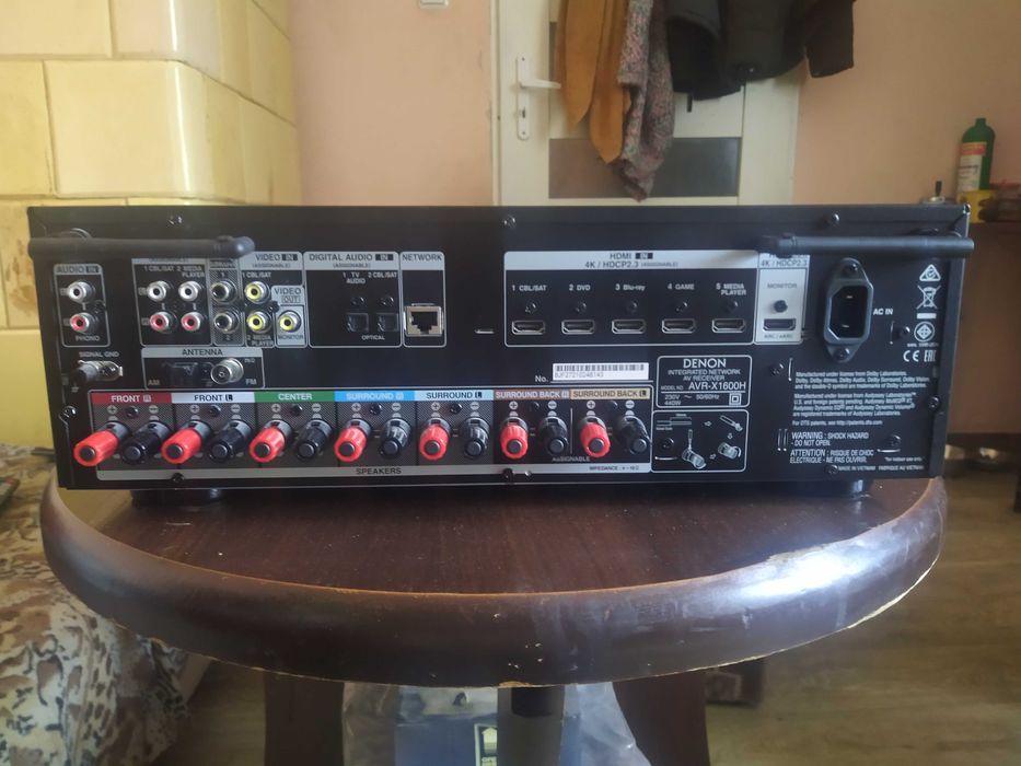 Sprzedam amplituner Denon avr-x1600h- użyty parę razy.