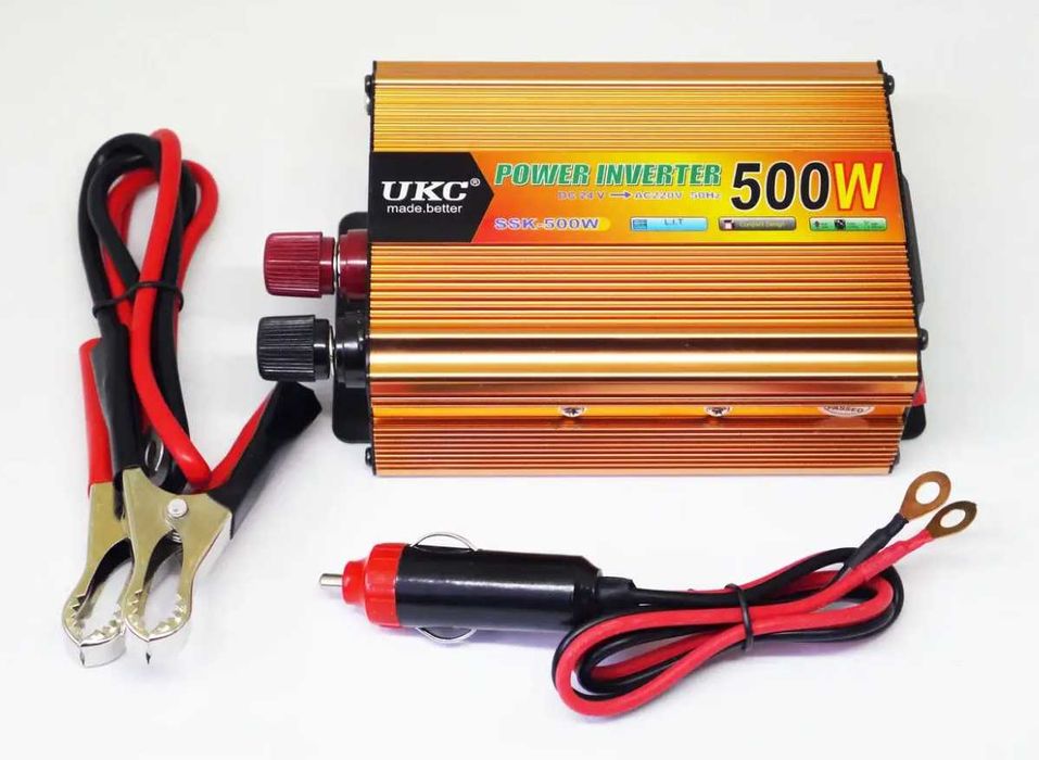 Хит продаж! Инвертор 500вт 12-220в UKC
