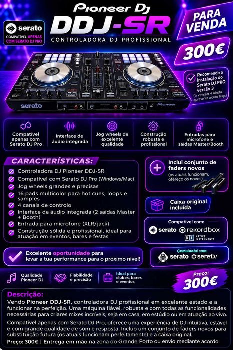 Controladora Pioneer DDJ SR