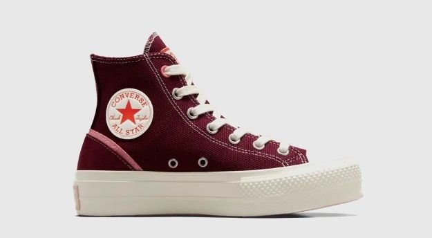 Converse Chuck Taylor Trampki Damskie Czerwone Wysokie  Rozmiar 37.5
