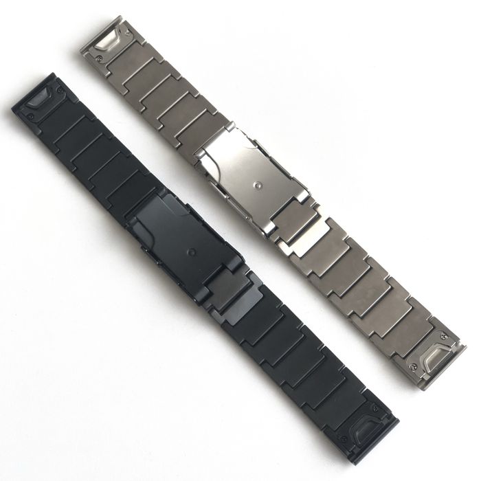 Титановий ремінець на годинники Garmin QuickFit на розмір 26mm 22mm