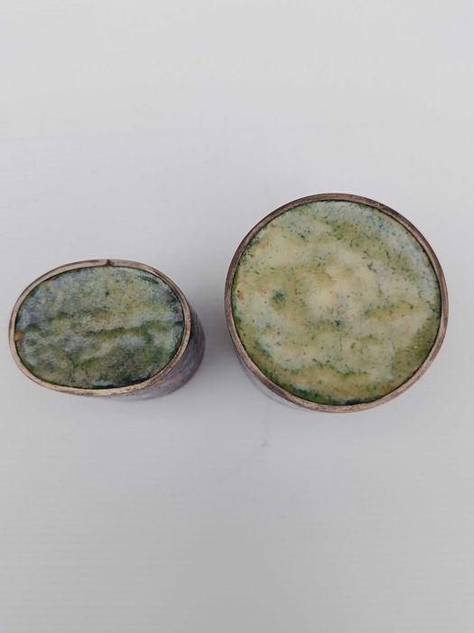 Lava Pincéis esmalte cloisonné Japão Séc XIX 8,7 cm