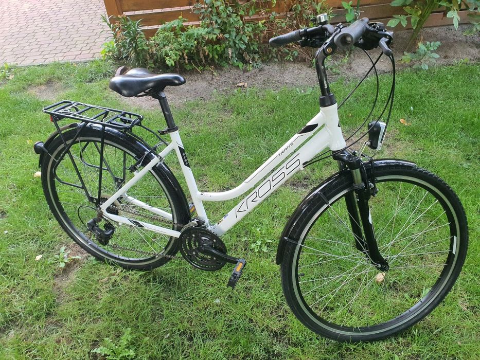 Rower Kross Trans 1.0 rama L 19 cali,Miejski Damski Młodzieżowy Ładny !