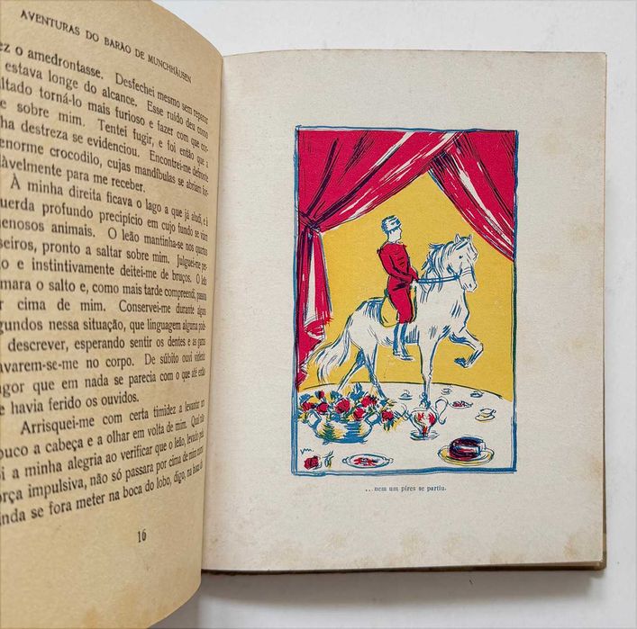 1946?_Henriques Marques Júnior, AVENTURAS DO BARÃO DE MUNCHHÄUSEN. Ilustrações de Maria Vasconcelos.