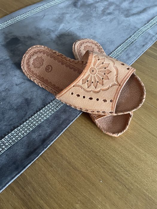 Bambosz/Pantofle Wełniane Nowe