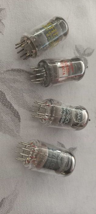 Lote das 3 Válvulas 12AX7 / 7025 (Áudio e Guitarra)