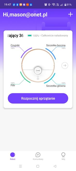 Robot +360 Vacuum Cleaner