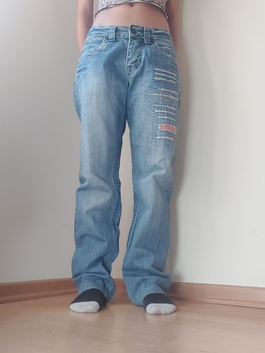 Calças de ganga vintage lowrise