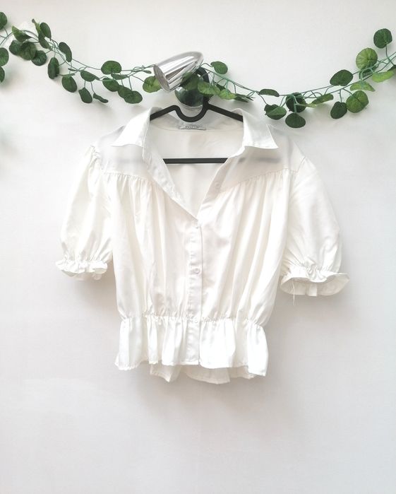 Top Branco Curto