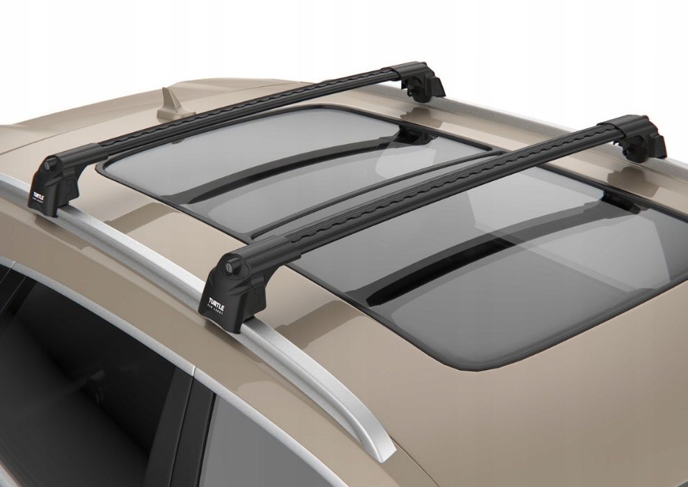 Bagażnik dachowy TURTLE belki na relingi Ford Focus Galaxy Kuga