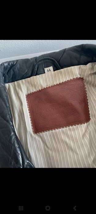 Casaco de  homem de pele genuína, tamanho 44.