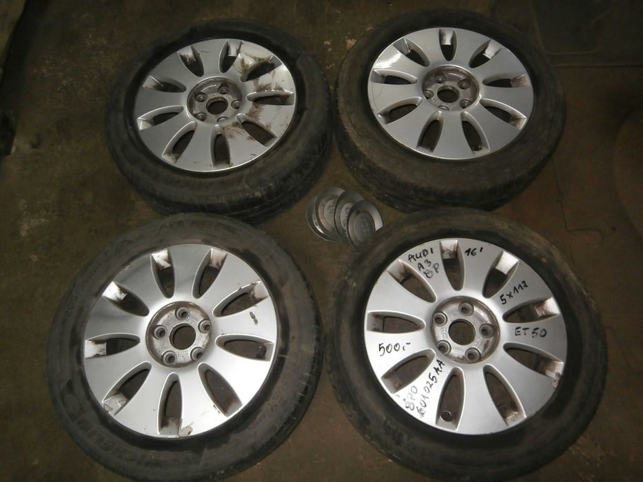 audi A3 8P koła felgi aluminiowe 16" 5x112 et 50