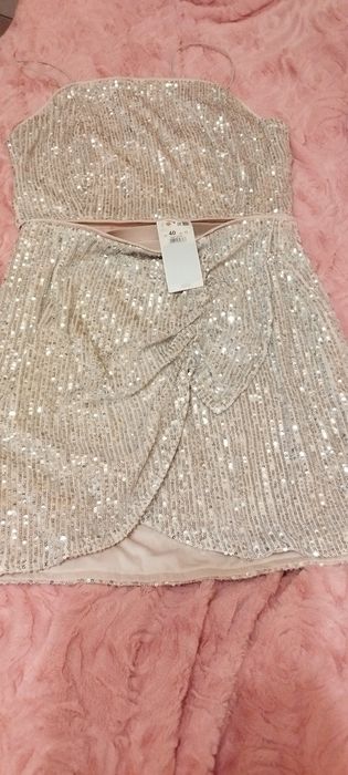 Komplet damski z cekinami