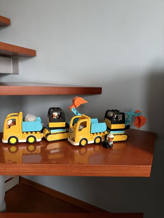 Lego duplo koparka gąsienicowa, wywrotka